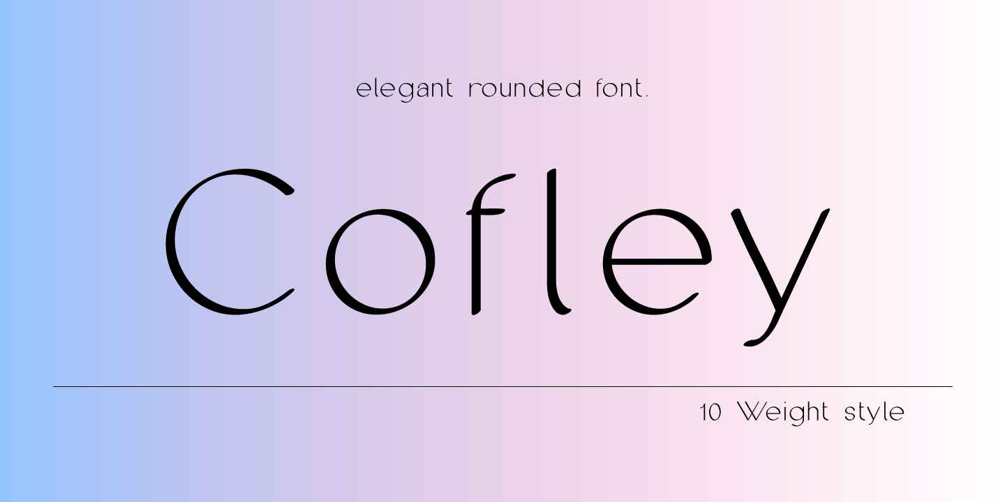 Example font Cofley #1